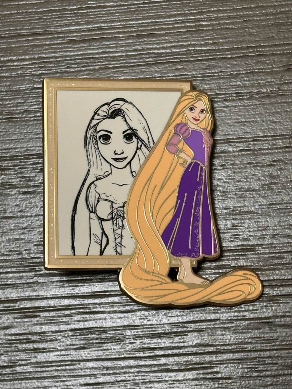 Disney PALM Rapunzel Pink à la Mode Royal Illustrated Princess Pin Mystery LE750